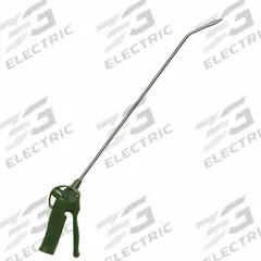 EXAIR Air Gun: Ergonomic Grip, Polyoxymethylene, 1/4 in Female NPT, 20 in Actual Extension Lg, 18 in (MPN 1809SS-20). Key specifications — attr1328526: Polyoxymethylene; attr1328500: Extension Pipe; attr1328508: EXAIR; attr1328515: No; attr1328533: Yes.