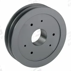 APPROVED VENDOR V-Belt Pulley: C95, 2 Groove, 9.9 in OD, Bushed Bore, SF, For C/CX Belt Section (MPN 2C95SF). Key specifications — Pulley Industry Number: C95; Pitch Diameter: 9.5 in (C); For Belt Section (broad, with similar types): C or CX.