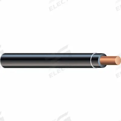 SOUTHWIRE Building Wire: Copper, 12 AWG, 1 Conductors, Stranded, Black, 500 ft Lg - Copper XHHW/XHHW-2 Building Wires
