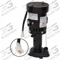 HARTELL Ice Machine Pump: 11/24 hp, 115V AC, 0 Discharge Adapters, 8 in Wire Lead Lg (MPN HRIM-10-115). Key specifications — Nameplate Voltage: 115V AC; Discharge Type: Barbed; Brand: HARTELL.