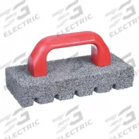 NORTON Rubbing Brick: Fluted with Handle, 8" L x 3 1/2" W x 1 1/2" H, Silicon Carbide, 20 Grit (MPN 61463687795). Key specifications — Brand: NORTON.