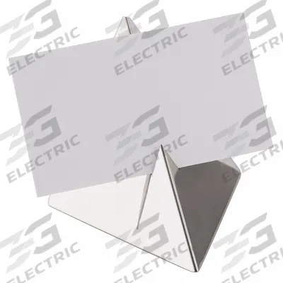 SPRING USA Menu Holder: Stainless Steel, Silver, 3 in Overall Wd, 3 in Overall Lg - Furnishings, Appliances and Hospitality