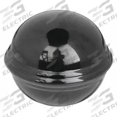DAVIES Hand Knob: Ball, Thermoset, 3/8"-16 Thread, 10 mm Thread Lg, 1.625 in Dia (MPN 0050-R). Key specifications — Brand: DAVIES.