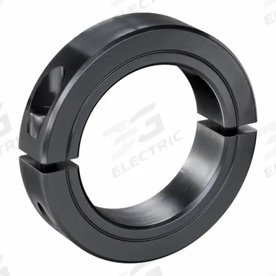 RULAND MANUFACTURING Shaft Collar: 2-Piece, Inch, Round, Clamp-On, 2 3/16 in Bore Dia - Steel Shaft Collars