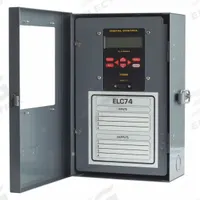 TORK Electronic Timer: 365 day, Astronomic, 24/120/208-240/277V AC, SPDT, Digital (MPN ELC74). Key specifications — Body Material: Metal; Indoor/Outdoor Usage: Outdoor; Astronomic Functionality: Astronomic; Mounting Style: Panel; Brand: TORK.