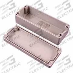 HAMMOND Enclosure: Polyester, 7 in x 2 in x 2 in, NEMA 4/4X, Solid Cover, Screw On (MPN 1590ZGRP131). Key specifications — Brand: HAMMOND; Closure Method: Screws; Enclosure Material: Polyester; Knockouts: Not Included.