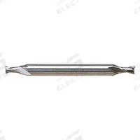 YG-1 Square End Mill: High Speed Steel, Double End, 2 Flute, 1/8" Mill Dia, 3/16" LOC, 2" OAL (MPN 49014)