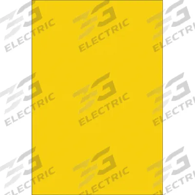 ACCUFORMNMC Gauge Marking Labels: Yellow, 8 in Label Wd, 12 in Label Ht, Polyester
