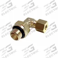 PARKER Compression Fitting Adapter: 1 in Pipe x 22 mm OD Fitting Size, BSPP x Compression, Brass (MPN 0199 22 34). Key specifications — Brand: PARKER.