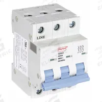 DAYTON IEC Supplementary Protector: 25 A Amps, 7.5kA at 480V AC, Screw Clamp, NDB2-63, 480V AC (MPN 5ZVG1). Key specifications — Terminal Connection: Screw Clamp; Series: NDB2-63; AC Voltage Rating: 480V AC; DC Voltage Rating: Not Rated; Max. AIR Rating: 7.5kA at 480V AC; Brand: DAYTON.