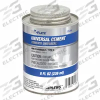 TRU-FLATE Universal Cement: Universal Cement, Liquid, Can, 8 oz Container Size, Universal, Clear (MPN 12-086). Key specifications — Container Type: Can; Product Type: Universal Cement; Product Form: Liquid; Compatible Tire Type: Universal; Brand: TRU-FLATE.