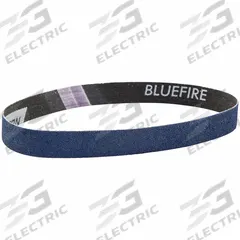 NORTON Sanding Belt: 3/4 in W x 18 in L, Zirconia Alumina, 40 Grit, Y Wt Polyester Backing (MPN 66254492526). Key specifications — Brand: NORTON; Series: BlueFire R887D.