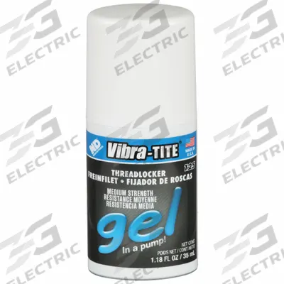 VIBRA-TITE Medium-Strength Threadlocker: 125, Blue, No-Drip, 1.18 fl oz, Bottle, 1 EA (MPN 12535) - Medium-Strength Threadlockers (Blue)