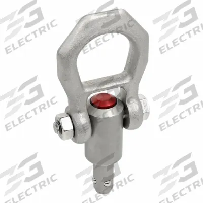 JW WINCO Quick-Release Hoist Ring: Stainless Steel, 337 lbf Load Limit - Corrosion-Resistant Quick-Release Pivot-Only Hoist Rings