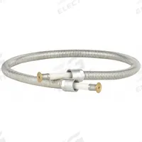 ZURN Pre-Rinse Hose: Stainless Steel, Chrome, 36 in Overall Lg, NPT, 1/2" Sprayer Connection Size (MPN Z80000-XL-H36). Key specifications — Inlet Connection Type: NPT; Sprayer Connection Size: 1/2"; Brand: ZURN; Color/Finish: Chrome; Includes: Hose; Material: Stainless Steel; Product Type: Pre-Rinse Hose.