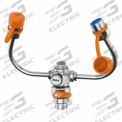 GUARDIAN EQUIPMENT Plumbed Eyewash: Eyes Coverage, Silver, Faucet Mount, 6 3/4 in Wd (MPN G1201). Key specifications — Includes: 13/16-27, 15/16-27, and 3/8 in IPS Adapters; Eyewash Mount Type: Faucet; Standards: ANSI Z358.1-2019; Pipe Material: Chrome-Plated Brass; Includes Drench Hose: No; Brand: GUARDIAN EQUIPMENT.