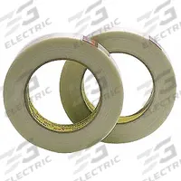 3M Electrical Tape: 1/4 in Wd, 60 yd Lg, 7 mil Thick, Polyester Film, Rubber, Transparent, 144 PK (MPN 46). Key specifications — Series: 46.