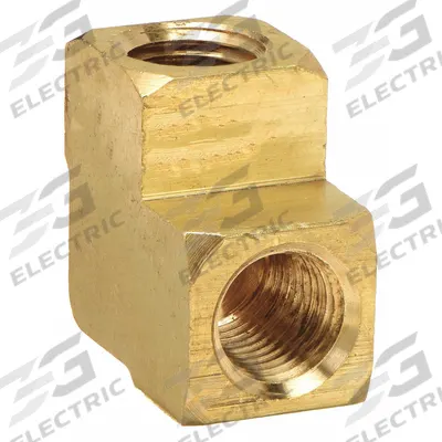 APPROVED VENDOR Metal Pipe Elbow: 90° Elbow, 3/8 in x 3/8 in, Class 150, Brass - Low-Pressure Threaded Pipe Fittings