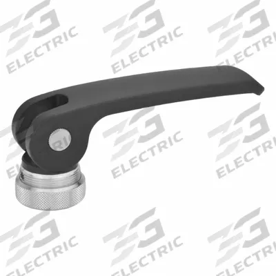 JW WINCO Cam Handle: Adjustable, Zinc w/ Steel Thread, 5/16"-18 - Cam Levers with Threaded Hole