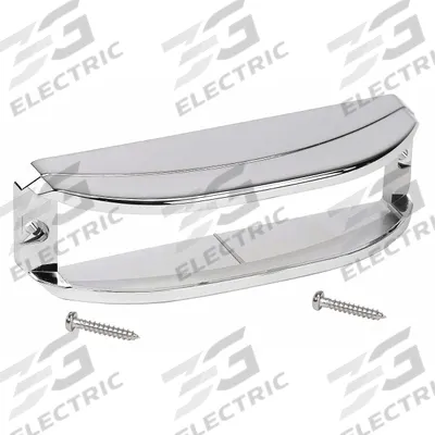 FEDERAL SIGNAL Bezel: Bezel, Silver, Plastic, 1 1/2 in Lg, 5 in Ht - Vehicle Light Mounts & Brackets