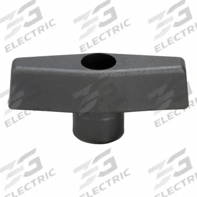 INNOVATIVE COMPONENTS Hand Knob: T, Plastic w/ Steel Thread, 5/16"-18 Thread - T-Handle Knobs with Threaded Through-Hole