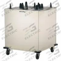 LAKESIDE Plate Dispenser Cart: Heated, 9 1/8 in Plate Size, 39 7/8 in Overall Ht, 32 in Overall Lg (MPN 6409). Key specifications — Manufacturer Part Number: 6409; NSF Certified: Yes; Caster Type: (2) w/Brake; Material: Stainless Steel; Color: Silver; Product Type: Plate Dispenser; Brand: LAKESIDE.