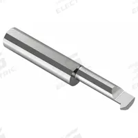 MICRO 100 Threading Tool: 1/2 in Shank Dia., Bright (Uncoated), 0.2400 in Center to Cutting Tip (MPN ITL-490750)