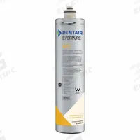 EVERPURE Quick-Connect Water Filter: 0.2 micron, 2.5 gpm, 15,000 gal, 14 1/2 in Overall Ht (MPN EV969227). Key specifications — Filter Media: Carbon; Reduces: Chlorine Odor; Brand: EVERPURE.