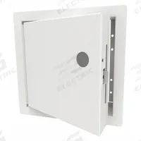 BABCOCK-DAVIS Access Door: 30 in Ht, 22 in Wd, Piano Hinge, Exposed Flange, Steel, Powder Coated (MPN BSTM2230). Key specifications — Brand: BABCOCK-DAVIS; Hinge Type: Piano; Metal Material Gauge: 14 ga (Outer Door); Mounting Location: Wall; Flange Type: Exposed; Material: Steel.