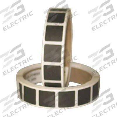 ACTION TARGET Repair Sticker: Repair Sticker, 1 in Ht, 7/8 in Wd, Gray - Target Repair Stickers