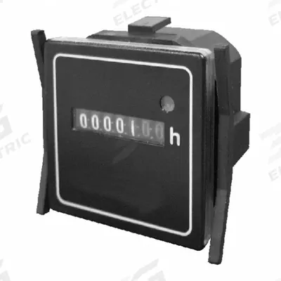 TRUMETER Electromechanical Hour Meter: Hour Meters, Front Panel Mounting, Analog