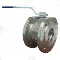 BONOMI Manual Two-Way Ball Valve: 1 1/2 in, 316 Stainless Steel, Straight Valve Body, One-Piece, FKM (MPN 720016-11/2"). Key specifications — Brand: BONOMI; Handle: Locking Lever.