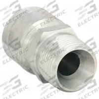 AEROQUIP Hydraulic Crimp Fitting: Steel x Steel, Straight, -8 For Hose Dash Size, Male x Genderless (MPN 1AA12MP8). Key specifications — Fitting Gender: Male x Genderless; Fitting Connection Type: NPTF x Crimp; Thread Size: 3/4"-14; For Hose Dash Size: -8; Brand: AEROQUIP.