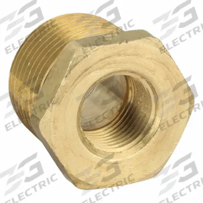 PARKER Metal Pipe Straight: Straight, 3/8 in x 3/4 in - Threaded High-Pressure Pipe Fittings