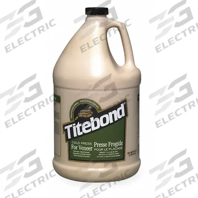 TITEBOND Contact Cement: Cold Press Veneer, Veneers, 1 gal, Jug, Tan - Contact Adhesives for Laminates