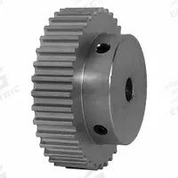 DAYTON Timing Pulley: Curvilinear, Fixed, For HTD Timing Belt Section, For 9 mm Belt Wd, 36 Teeth (MPN 36-5M09-6A4). Key specifications — Brand: DAYTON; Finish: Clear Anodized; For Belt Series: Powerhouse®.