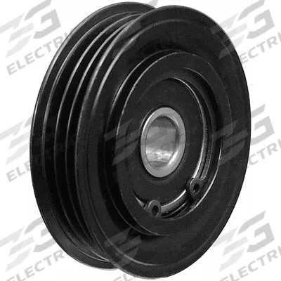 DAYCO Idler Pulley: Idler Pulley, 89152, Serpentine, Ribbed, Flanged Flange, 3 Grooves - Ribbed V-Belt Idler Pulleys for Vehicles