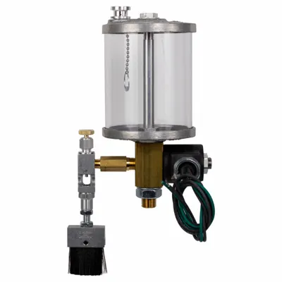 LDI INDUSTRIES Solenoid Controled Chain Oil Reservoir: 19 oz Capacity, Plastic, Single - Drip-Feed Chain Oilers