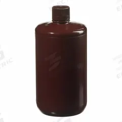 NALGENE Storage Bottle: PPCO, 0.5 gal, 2 L, Amber, 38-430 mm Screw Closure Size, Closure Included (MPN 2204-0005). Key specifications — Body Color: Amber; Closure Attached: Attached; Brand: NALGENE; Pre-Cleaned: None; Closure Included: Yes.