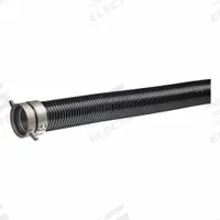 Suction Hose: 5 in Hose Inside Dia., 35 psi, Clear, 10 ft Hose Lg (MPN SH500C010-NH500). Key specifications — Temp. Range: -6° to 150°F; Hose Color: Clear; Brand: TIGERFLEX.