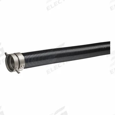 TIGERFLEX Suction Hose: 5 in Hose Inside Dia., 35 psi, Clear - PVC Water Suction & Discharge Hose Assemblies with Rigid PVC Helix Reinforcement