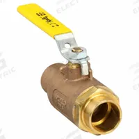 APOLLO Manual Two-Way Ball Valve: 1 in, Bronze, Straight, Sweat x Sweat, 600 psi Max. Pressure (CWP) (MPN 7020501). Key specifications — Brand: APOLLO; Handle: Lever.