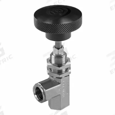HAM-LET Plumbing Needle Valves: Angle Valve Body, 316 Stainless Steel, Integral Bonnet - Stainless Steel Angle-Body Needle Valves