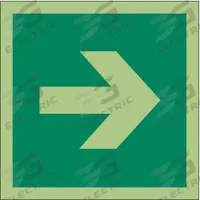 IMO (International Maritime Organization) Safety Sign: Vinyl, Adhesive Sign Mounting, 0.011 in Thick (MPN 486F50). Key specifications — Sign Mounting Style: Adhesive; Retroreflective Grade: Not Retroreflective; Glow In The Dark: Yes.