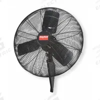 DAYTON Mounted Fan: 24 in Blade Dia, 115V AC, 1/4 hp Motor HP, Wall Mount, Oscillating, Bracket (MPN 2RDZ8). Key specifications — Brand: DAYTON; Voltage: 115V AC; Number of Speeds: 3; Fan Mounting Location: Wall; Oscillation: Oscillating; Mounting Type: Bracket.