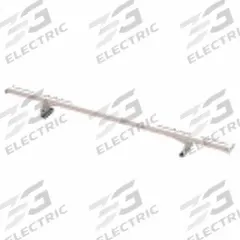 WEATHER GUARD Van Roof Rack: Aluminum, 19 in Overall Ht, 4 in Overall Lg, 6 in Overall Wd, White (MPN 2070-3-01). Key specifications — Material: Aluminum; Finish: Powder-Coated; Brand: WEATHER GUARD; Color: White.