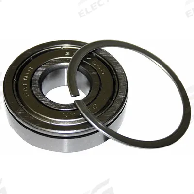 TIMKEN Radial Ball Bearing: 6208, 40 mm Bore, Sngl Shield, 80 mm OD - General Purpose Retaining Ring Ball Bearings