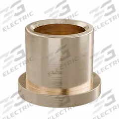 Flanged Sleeve Bearing: Bronze, SAE 841, 3/4 in Bore, 1 in OD, 1 in Lg, -35°F to 300°F, 5 PK (MPN FF1016-03B). Key specifications — System of Measurement: Inch; Material Grade: SAE 841; Flange Type: Flanged; Brand: OILITE.
