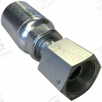 AEROQUIP Crimp Hose Fitting: Carbon Steel, Straight, -8 For Hose Dash Size, Female x Female, Swivel (MPN 4TA8FR8). Key specifications — Fitting Gender: Female x Female; Fitting Connection Type: ORS x Crimp; Thread Size: 13/16"-16; For Hose Dash Size: -8; Brand: AEROQUIP.