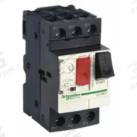 SCHNEIDER Manual Motor Starter: Non-Reversing, 3 Poles, 23 A, Thermal Protection, Push Button (MPN GV2ME21). Key specifications — Maximum Voltage Rating: 690V AC; Brand: SCHNEIDER; Thermal Units Required: None (Starter Includes Integrated Thermal Units); Frame Size (Width): 45mm.